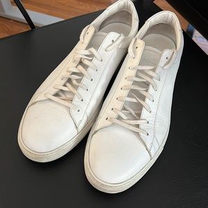 Mens Oliver Cabell white leather shoes size 14 US